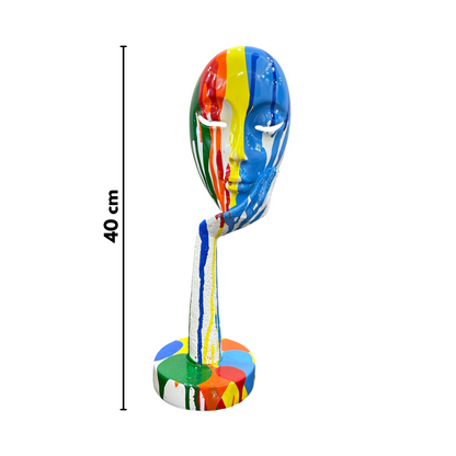 Expressive Multicolor Big Face Decoration Showpiece
