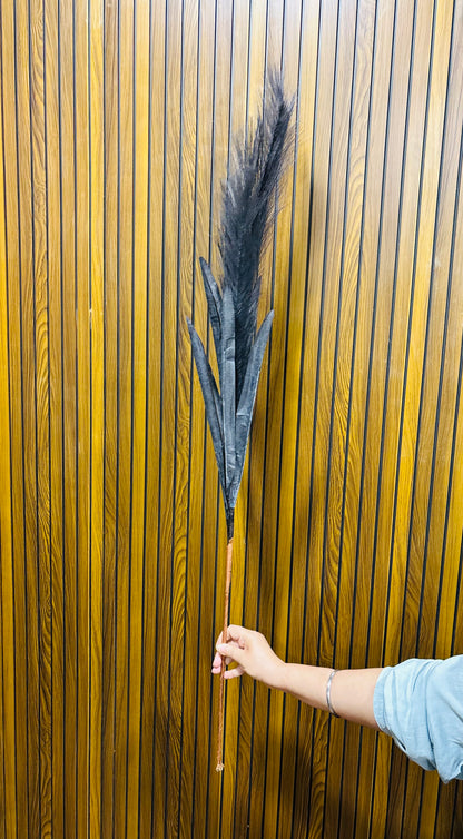Premium Artificial Pampas Grass Stem – 48 Inches | Tall Decorative Feather Stem for Floor Vases