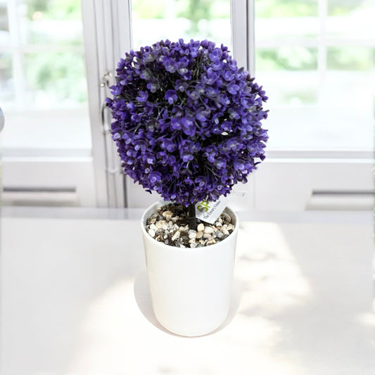 Beautiful Round Topiary Artificial Plant for Bathroom Decor