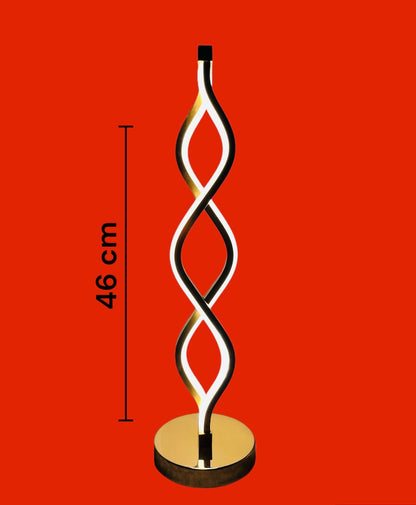 Tall zig zag table lamp