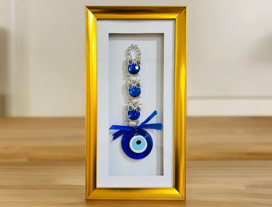 Evil Eye Shadow Boxes for Good Luck, Gift & Decorative Showpiece, Home Decor