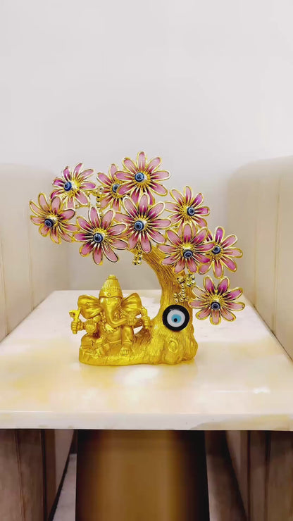 Ganesh Ji Evil Eye Tree for Table Decor and Home Decor