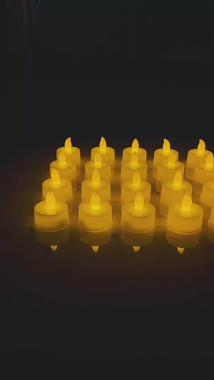 Led Tea Light Candles for Event Decor and Home Decor (Pack of 24)